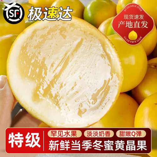 当季新鲜高山黄晶果大果速发