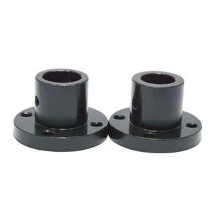 圆法兰导杆固定底座光杆支撑座圆柱轴支座立式支架紧固件法兰底座