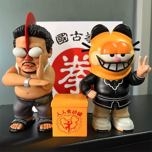 逃学威龙公仔 破坏之王 懦夫救星人人有功练蒙面猫魔鬼达手办摆件