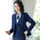 女西服正装 工装 2021秋新款 气质商务西装 女纯色工作服 时尚 职业套装