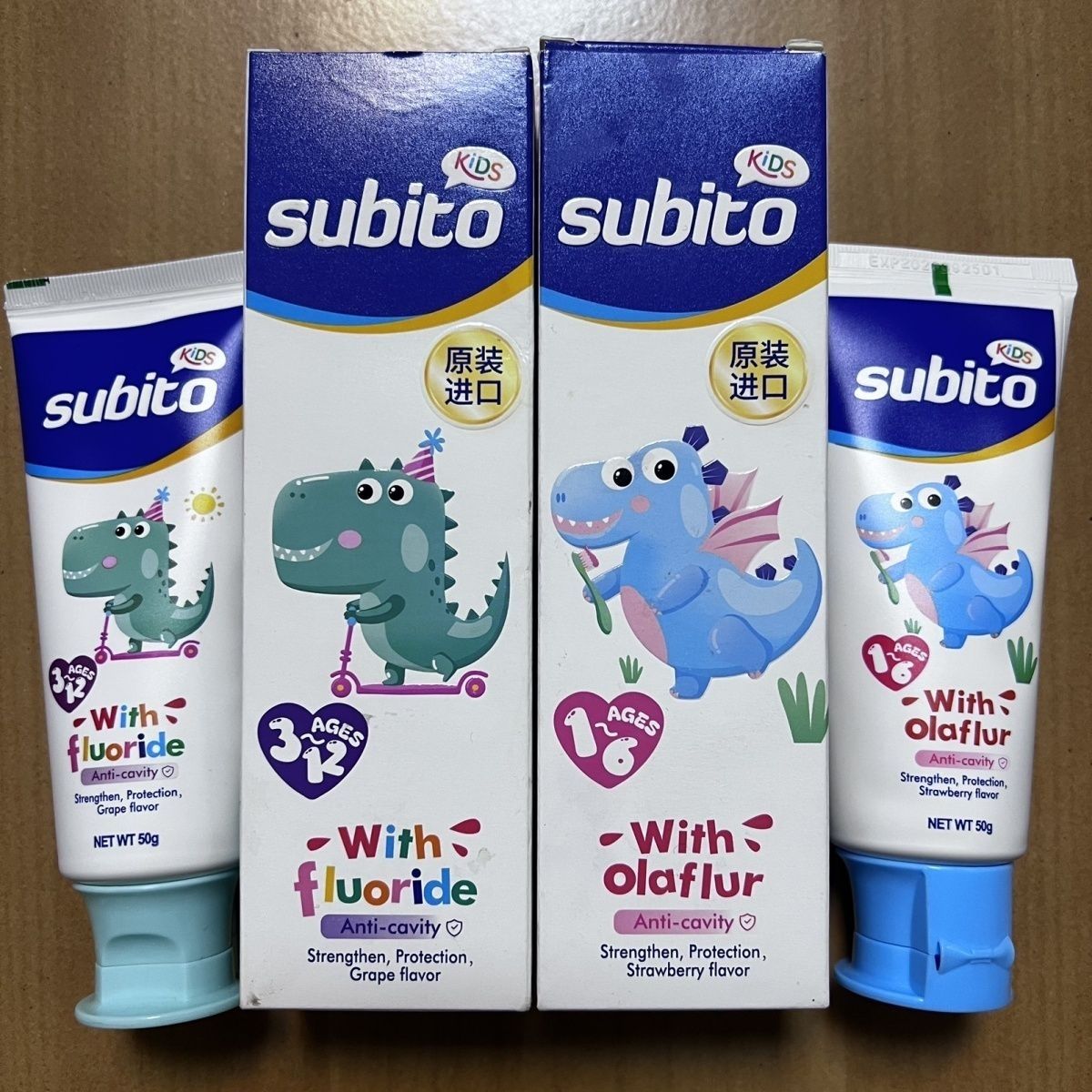 subito舒比拓儿童牙膏3-牙膏