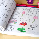 儿童简笔画5000例宝宝入门学画画小学生自学零基础启蒙加厚涂色本