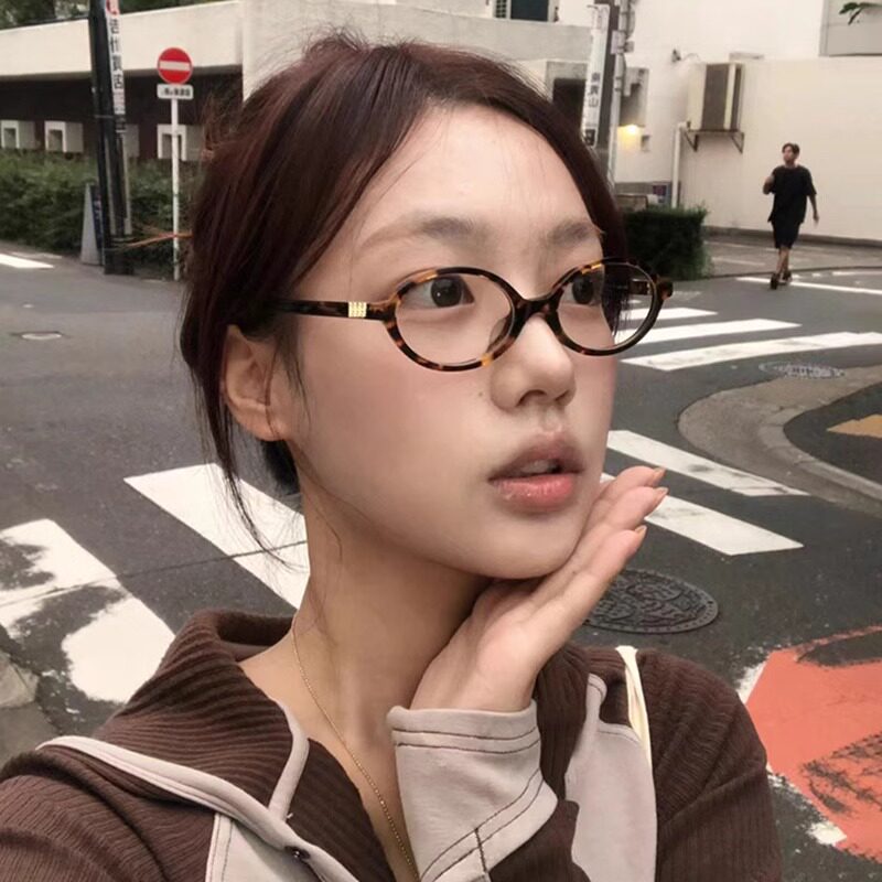 张元英同款平光镜防蓝光老花镜
