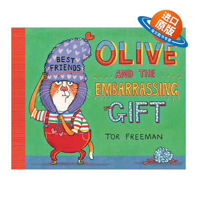 英文原版 Olive and the Embarrassing Gift 奥利弗和尴尬的礼物 儿童精装友谊绘本 Tor Freeman 英文版 进口英语原版书籍