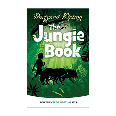 英文原版 The Jungle Book Dover Children's Evergreen Classics 丛林之书 吉卜林 英文版 进口英语原版书籍