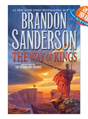 英文原版 The Way of Kings Book One of the Stormlight Archive 飓光志1 王者之路 精装科幻小说 英文版 进口英语原版书籍