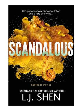英文原版 Scandalous 丑闻 北美晋江浪漫爱情小说 Sinners of Saint系列 3 英文版 进口英语原版书籍