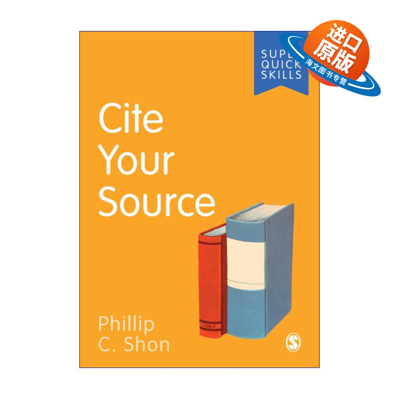 英文原版 Cite Your Source 如何正确引用文献 SAGE学术技能入门系列 英美大学本科生学术指南 英文版 进口英语原版书籍