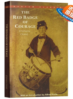 正版 红色勇气徽章 英文原版 The Red Badge of Courage 英文版军事纪实文学小说 进口英语书籍
