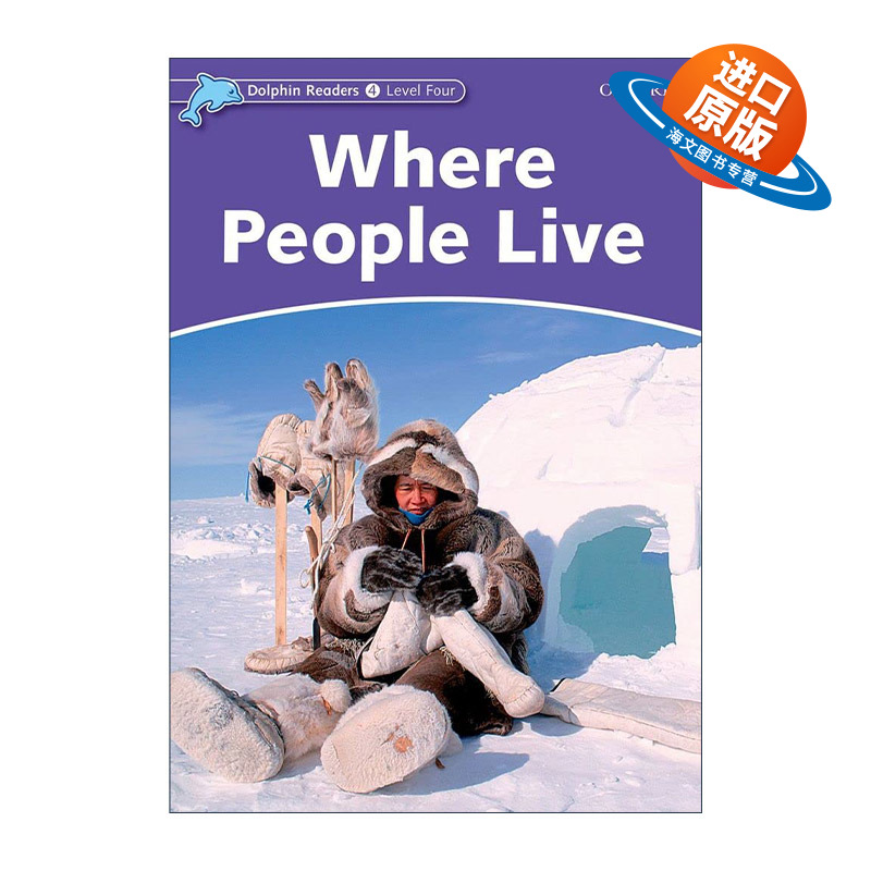 英文原版 Oxford Dolphin Readers Level 4 Where People Live牛津海豚读物4级别 人们的居住地 英文版 进口英语原版书籍