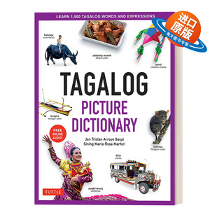 英文原版 Tagalog Picture Dictionary Tuttle Picture Dictionary 菲律宾语图解词典 精装 含在线音频 英文版 进口英语原版书籍