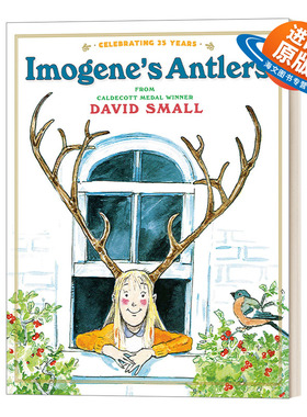 英文原版 Imogene's Antlers 伊莫金的鹿角 英文版 进口英语原版书籍