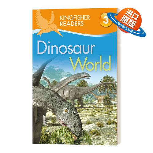 英文原版 Kingfisher Readers L3 Dinosaur World 翠鸟分级读物系列L3 英文版 进口英语原版书籍