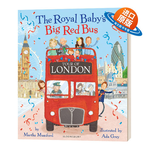 英文原版 The Royal Baby's Big Red Bus Tour of London 皇家小宝 伦敦之旅 儿童故事绘本 英文版 进口英语原版书籍