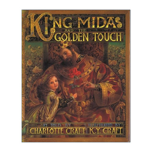 英文原版 King Midas and the Golden Touch 迈达斯国王和他的金手指 希腊神话 英文版 进口英语原版书籍