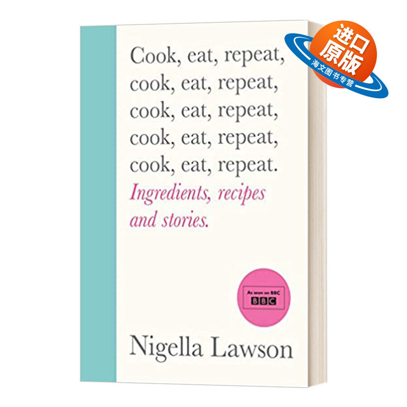 英文原版 Cook  Eat  Repeat 烹饪 美食 循环 奈杰尔劳森 精装 英文版 进口英语原版书籍