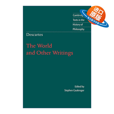 英文原版 Descartes The World and Other Writings 笛卡尔著作集 剑桥哲学史文本系列 英文版 进口英语原版书籍