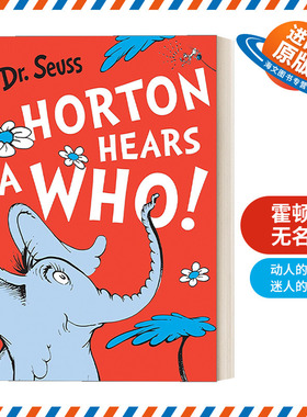英文原版 Dr. Seuss — Horton Hears A Who 苏斯博士系列 霍顿与无名氏 英文版 进口英语原版书籍
