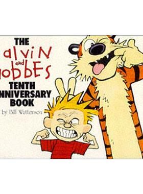 英文原版 Calvin & Hobbes:Tenth Anniversary Book 卡尔文和霍布斯十周年纪念书 英文版 进口英语原版书籍