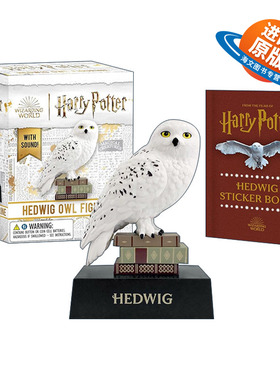 英文原版 Harry Potter Hedwig Owl Figurine 海德薇发声手办 哈利波特 英文版 进口英语原版书籍