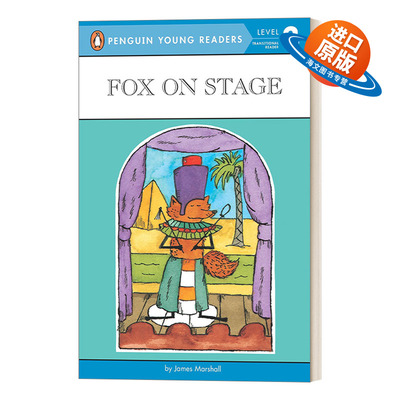 英文原版Fox on Stage Penguin Young Readers  Level 3 舞台上的狐狸 企鹅青少分级阅读3级 汪培珽第三阶段分级读物 英文版进口书