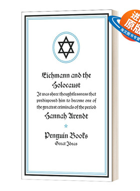 英文原版 Eichmann and the Holocaust 艾希曼与纳粹 汉娜 阿伦特 英文版 进口英语原版书籍