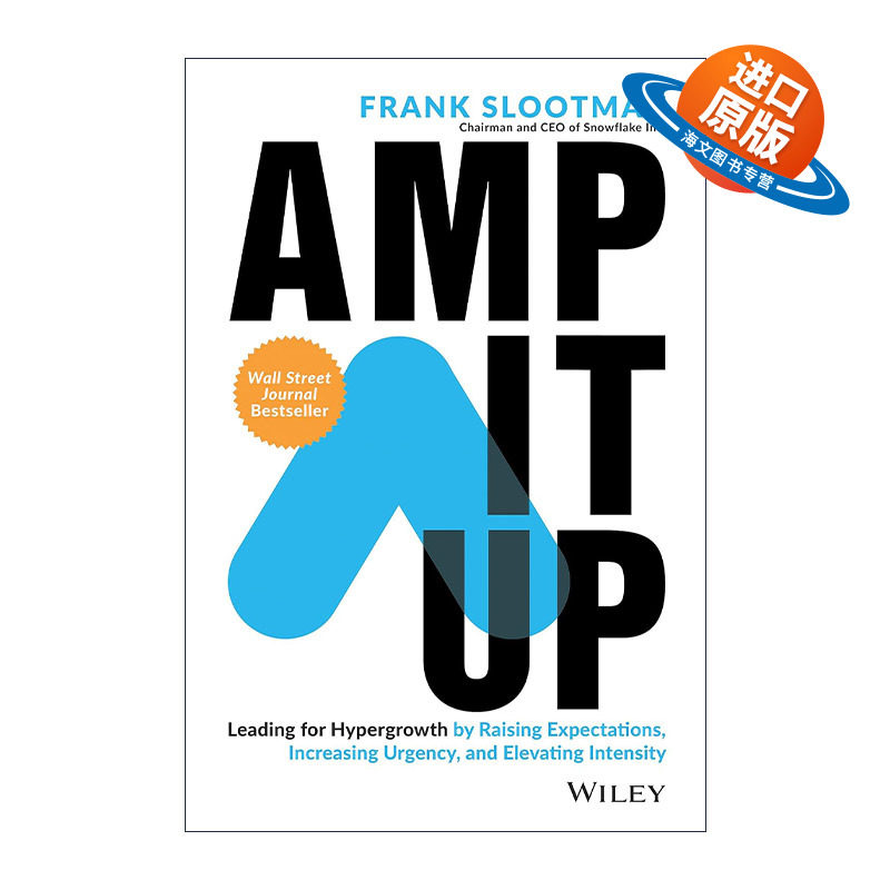 英文原版 Amp It Up 放大 通过提高期望 增加紧迫性与提高强度来引领高速增长 精装 to B创业者Frank Slootman 进口英语原版书籍
