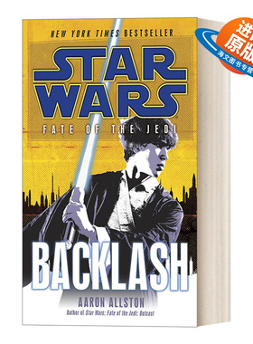 英文原版 Star Wars Fate of the Jedi 04 Backlash 星球大战 绝地的命运系列4 抵制 科幻小说 简装 英文版 进口英语原版书籍