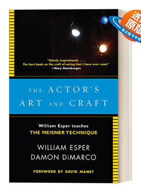 英文原版 The Actor's Art and Craft 表演力 迈斯纳方法帮你练好基本功 表演艺术 电影 William Esper 英文版 进口英语原版书籍
