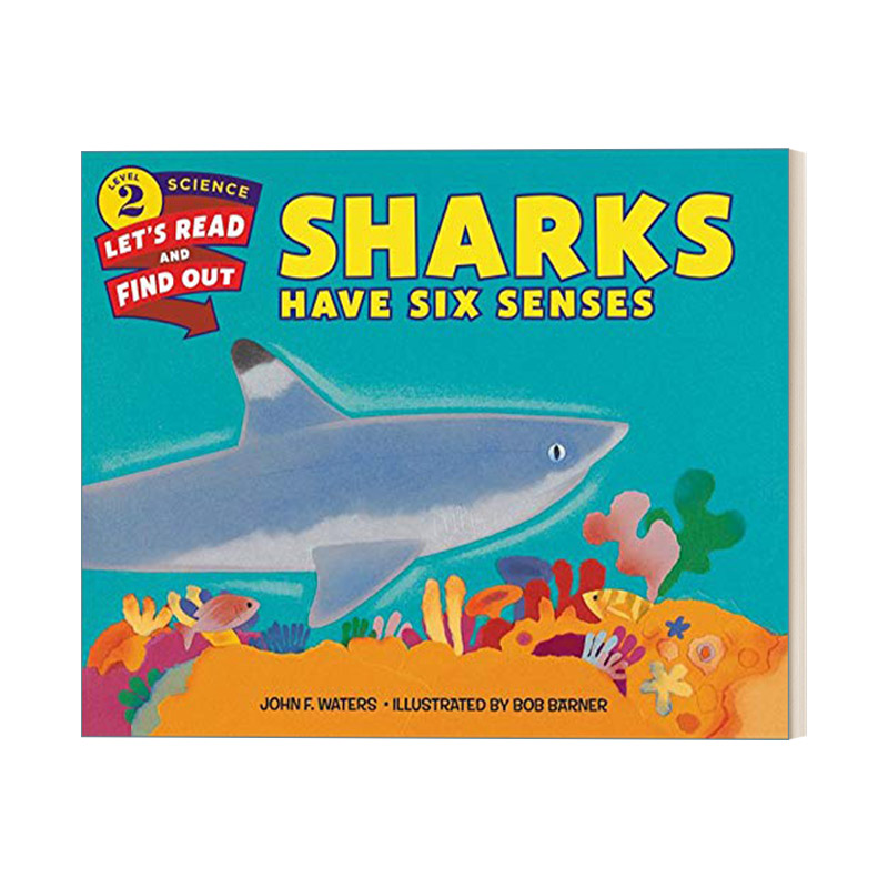 英文原版 Let's Read and Find Out 2 Sharks Have Six Senses 自然科学启蒙L2 鲨鱼的第六感 英文版 进口英语原版书籍