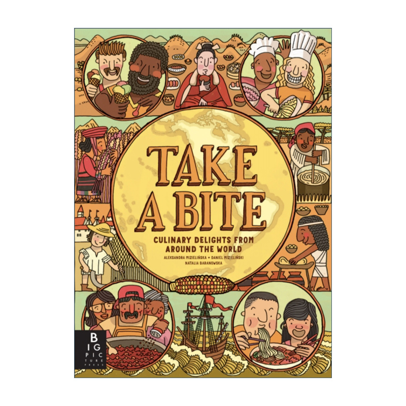 英文原版 Take a Bite 咬一口 26个不同国家的食物 精装 英文版 进口英语原版书籍