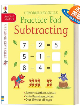 英文原版 Key Skills Practice Book Subtracting 5-6 减法 英文版 进口英语原版书籍