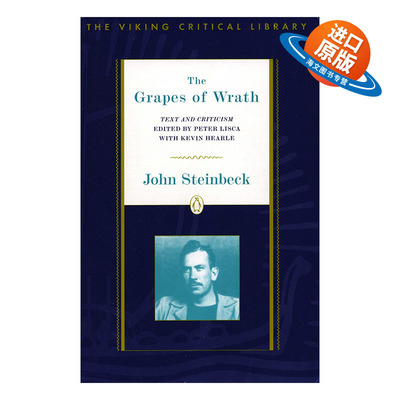 英文原版 The Grapes of Wrath Viking Critical Library 愤怒的葡萄 文本与批评 修订版 约翰·斯坦贝克John Steinbeck 进口书籍