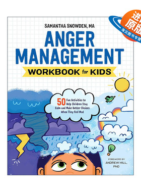 英文原版 Anger Management Workbook for Kids 儿童愤怒管理练习册 50个有趣的活动帮助孩子保持冷静 英文版 进口英语原版书籍