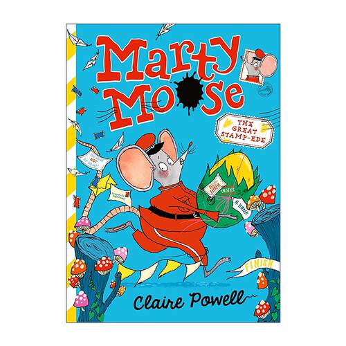 英文原版 Marty Moose The Great Stamp-ede 驼鹿马蒂2 邮票大逃亡 儿童幽默搞笑章节桥梁书 英文版 进口英语原版书籍