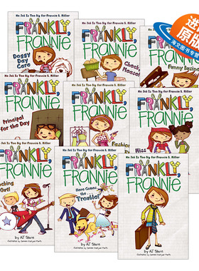 英文原版 Frankly  Frannie 坦率点，弗兰妮系列9册 儿童读物 章节桥梁书 英文版 进口英语原版书籍