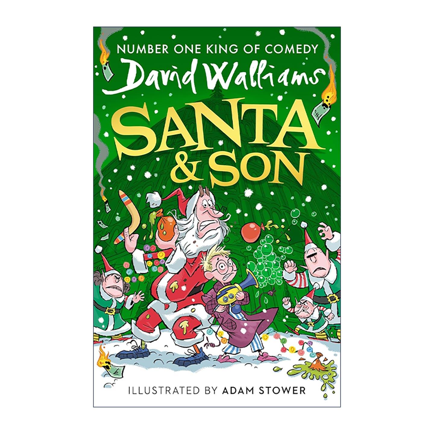 英文原版 Santa & Son 圣诞老人父子大作战 大卫·威廉姆斯新作 英文版 进口英语原版书籍