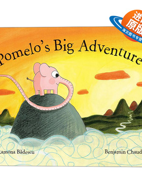 英文原版 Pomelo's Big Adventure 柚子的大冒险 精装儿童绘本 4岁以上 Benjamin Chaud插画 Ramona Badescu 英文版 进口英语原版