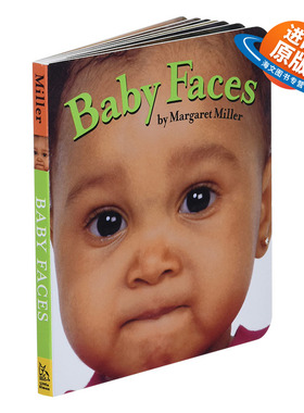 英文原版绘本 Baby Faces 宝宝脸 低幼启蒙认知纸板书 英文版 进口英语原版书籍儿童外文书