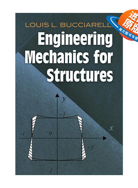 英文原版 Engineering Mechanics for Structures 结构工程力学 MIT麻省理工学院工程学教授Louis L. Bucciarelli进口英语原版书籍