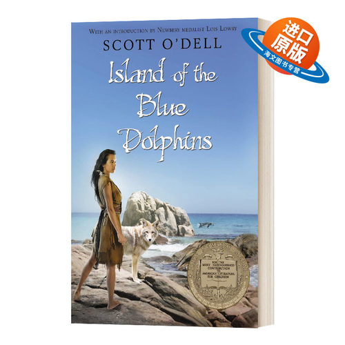 英文原版 Island of the Blue Dolphins 蓝色的海豚岛 纽伯瑞奖 英文版 进口英语原版书籍儿童外文书