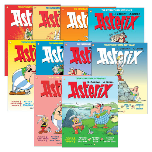 英文原版 Asterix Omnibus 高卢英雄历险记10册 1-30 合订 儿童漫画 英文版 进口英语原版书籍