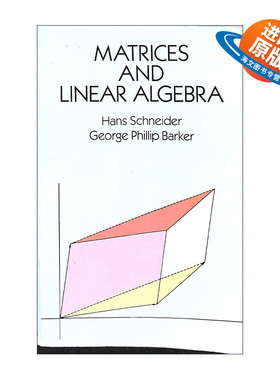 英文原版 Matrices and Linear Algebra 矩阵与线性代数 数学 Hans Schneider施奈德 英文版 进口英语原版书籍