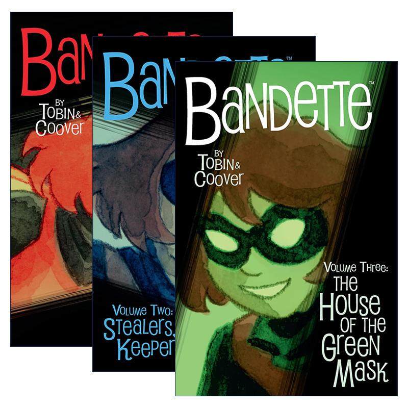 英文原版 Bandette班迪特3册 黑马漫画 艾斯纳奖得主Paul Tobin 英文版 进口英语原版书籍