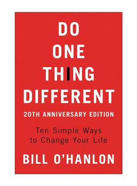 英文原版 Do One Thing Different 微行动 用1%的小动作解决99%的人生难题 20周年纪念版 英文版 进口英语原版书籍