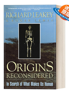 英文原版 Origins Reconsidered 重新思考起源 寻找人类的本质 人类学 生命科学 Richard Leakey Roger Lewin  进口英语原版书籍