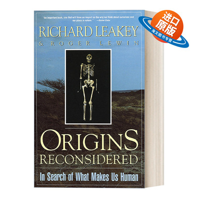 英文原版 Origins Reconsidered 重新思考起源 寻找人类的本质 人类学 生命科学 Richard Leakey Roger Lewin  进口英语原版书籍