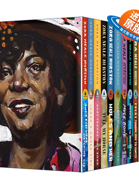 英文原版 Zora Neale Hurston Boxed Set 美国黑人作家 佐拉尼尔赫斯顿文学作品集10册盒装 他们眼望上苍 英文版 进口英语书籍
