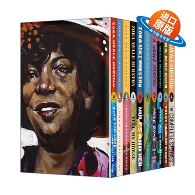 英文原版 Zora Neale Hurston Boxed Set 美国黑人作家 佐拉尼尔赫斯顿文学作品集10册盒装 他们眼望上苍 英文版 进口英语书籍