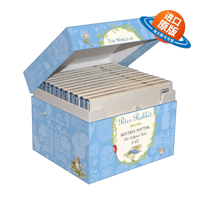 英文原版 World of Peter Rabbit Giftbox Tales 1-12 彼得兔的故事全集 12册礼品盒装 精装 英文版 进口英语原版书籍